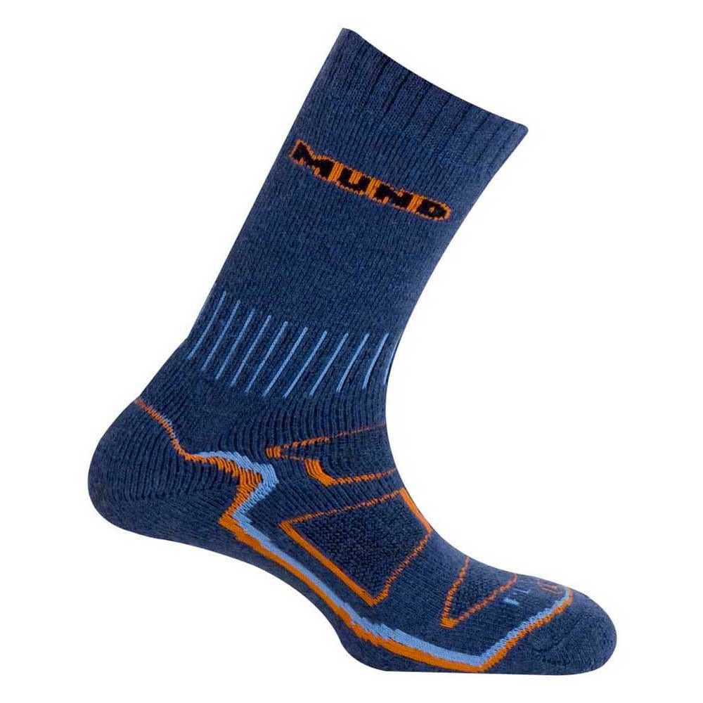 Calcetines para Hombre MUND SOCKS Makalu Wool Primaloft Azul para Montaña (EU 38 - 41)