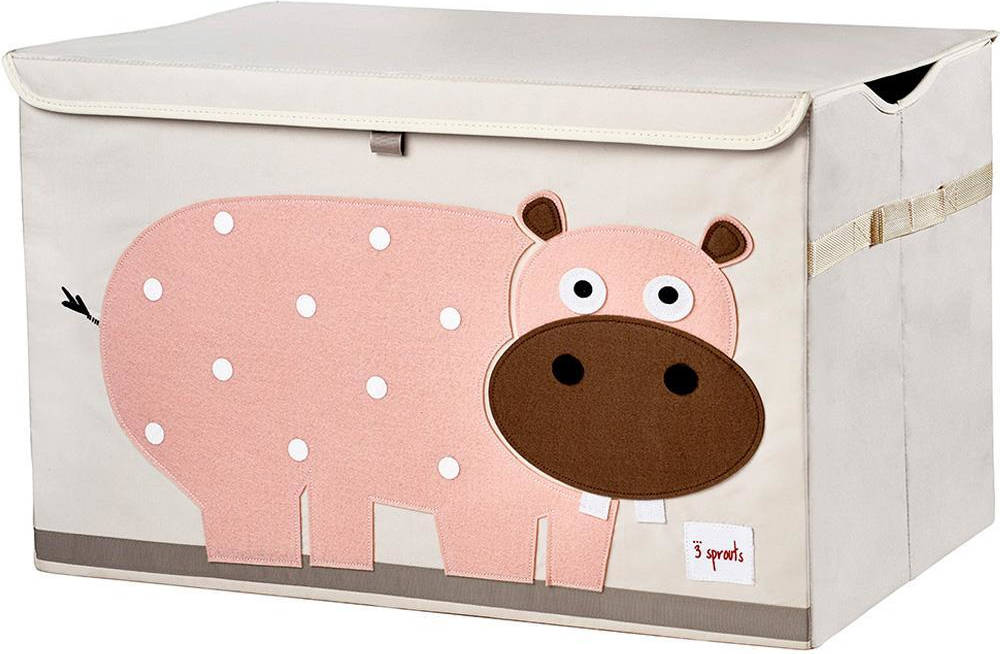 3 Sprouts Kids toy chest de almacenamiento para habitación niños y caja sp3stchi multicolor 61x35x38cm