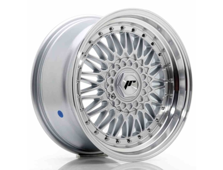 Llanta JAPAN RACING Jr9 17X8,5 Et35 5X112/120 Silver W/Machined Lip+Silver Rivets