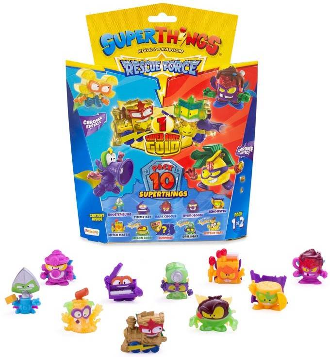 MuÃÂÃÂÃÂÃÂ±eca SUPERTHINGS Superthings Rescue Force Pack 10 Superthings (Edad MÃÂÃÂÃÂÃÂ­nima: 4 AÃÂÃÂÃÂÃÂ±os)