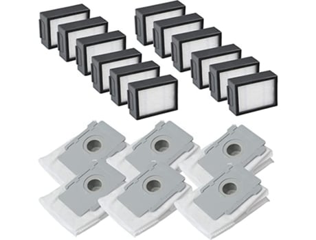 Sacos de pó para descarte de filtro para irobot roomba i7 i7+ e5 e6 base limpa
