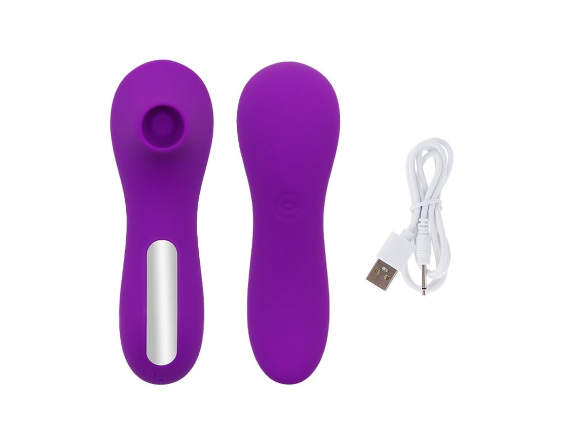 Vibrador de masaje de silicona de 10 frecuencias para mujer (púrpura) OEMG