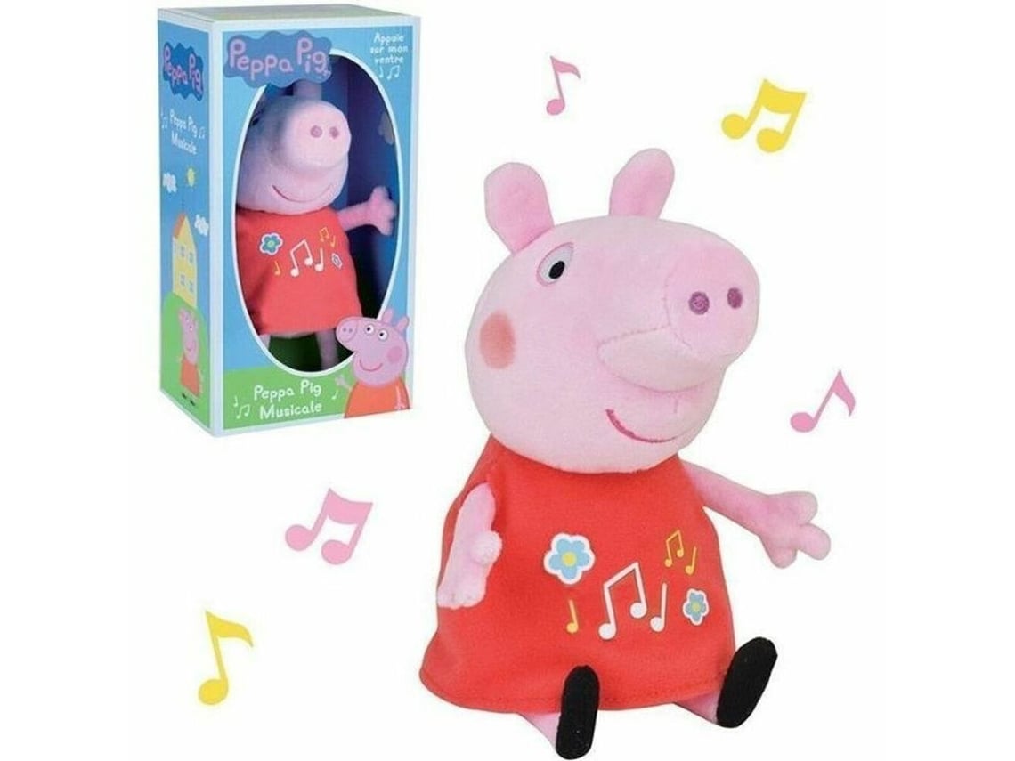 Peluche interactivo 2025 peppa pig