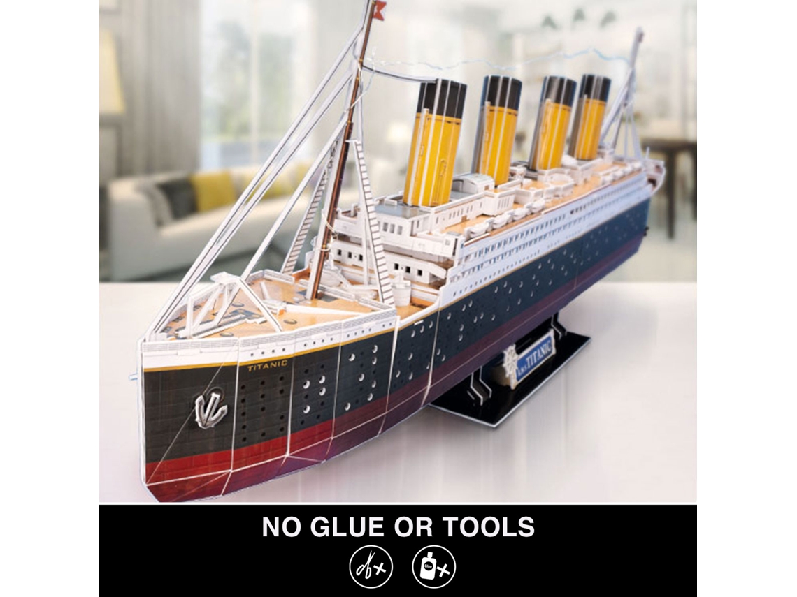 Titanic 3D Puzzle with Lights