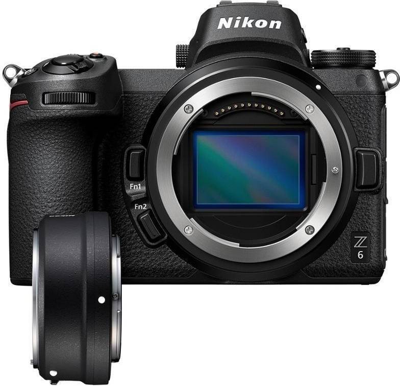 Cámara Mirrorless NIKON Z6 + ADAPT (24.5 MP - Sensor: Full-Frame - ISO: 100 a 51 200)