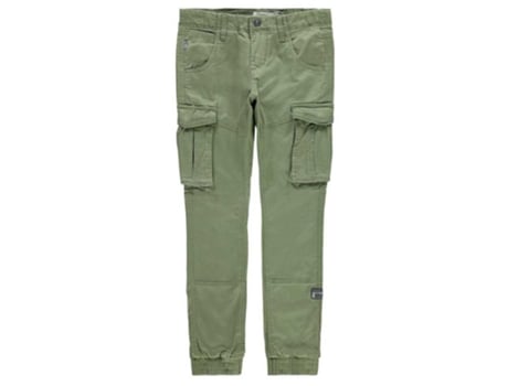 Pantalones NAME IT Pantalones Cortas Bamgo Regular Fitted Twill (176 cm - Niño)