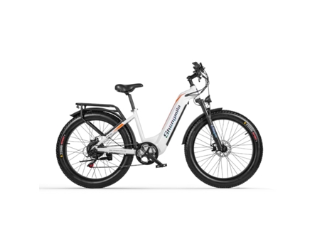 Bicicleta eléctrica SHENGMILO Commuter E-Bike 1000W BAFANG Motor 48V 840Wh 7 velocidades Pantalla LCD impermeable para adultos 90km 42km/h 26 MX06