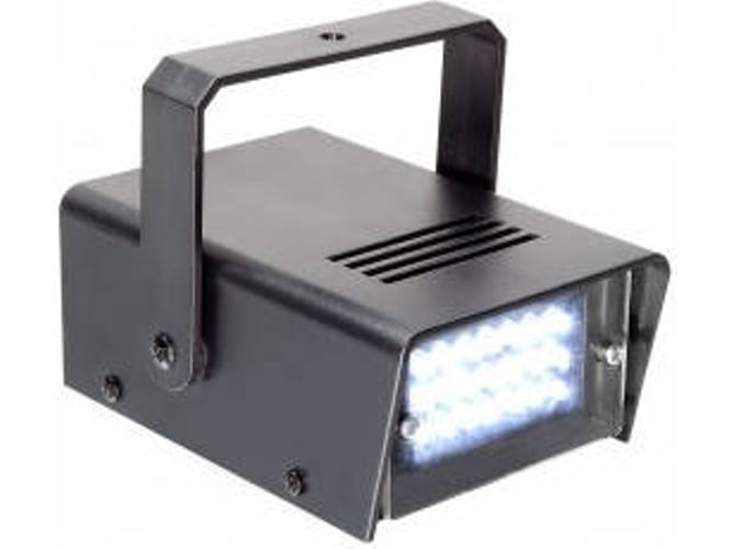 Beamz 153.275 Negro estroboscopio y luz disco accesorio de discoteca led 24 lámparas blanco corriente alterna 10 w pequeño x 10w potencia flash incluida apto techo o