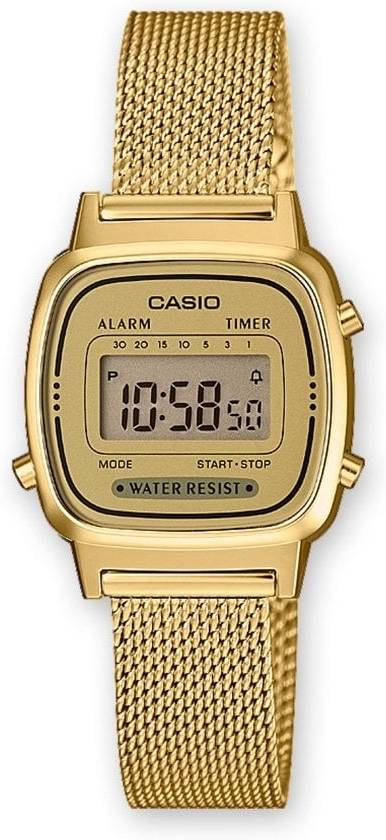 Reloj Digital CASIO Vintage Unisexo (Piel y Resina - Dorado)