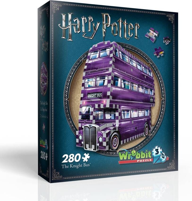 Puzzle 3D HARRY POTTER The Knight Bus (Edad Mínima: 12 - 280 Piezas)