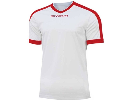 Camiseta de Hombre para Fútbol GIVOVA Revolution Poliéster Rojo (4XS años)