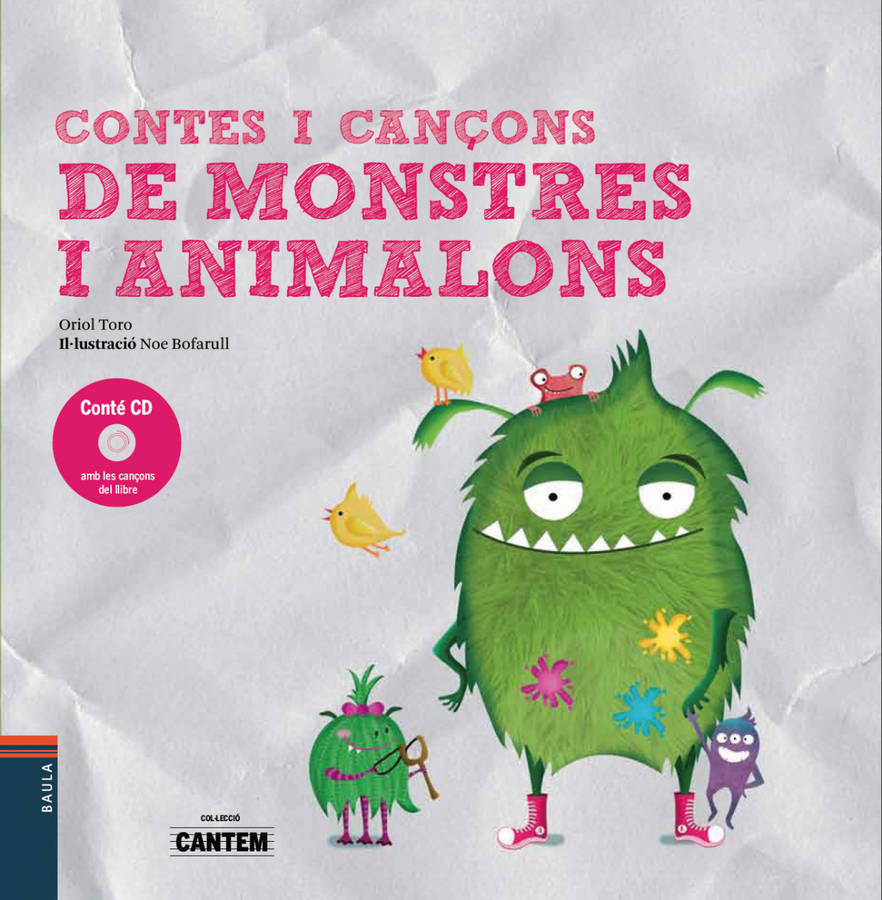 Contes I Cançons de monstres animalons libro autores catalão tapa dura