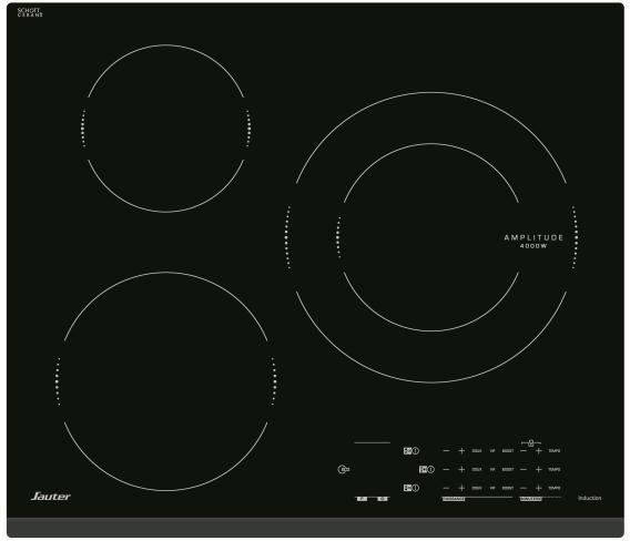 Placa de Inducción SAUTER SPI4360B (Eléctrica - 60 cm - Negro)