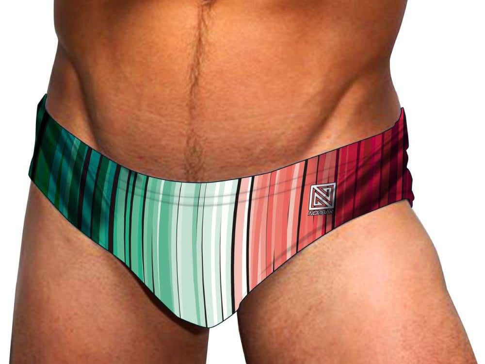 Calzoncillos para Hombre NONBAK Mexico Multicolor para Natacion (XXL)