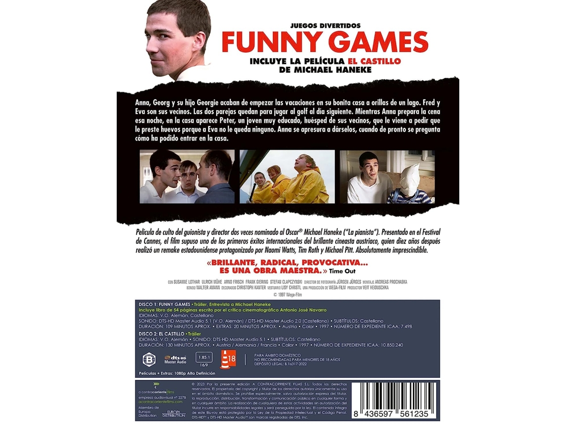 Funny Games Blu-ray - Susanne Lothar