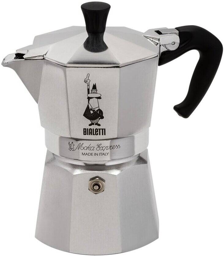 Cafetera Italiana BIALETTI Moka Express (1 Taza)