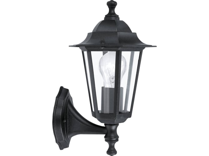 Luz Exterior Eglo laterna 4 lámpara de 60 w negra 22468 aplique e27 16.5 3 20.5