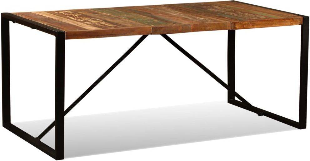 Mesa de Comedor VIDAXL 243999 (Madera Reciclada Maciza - 180 cm)