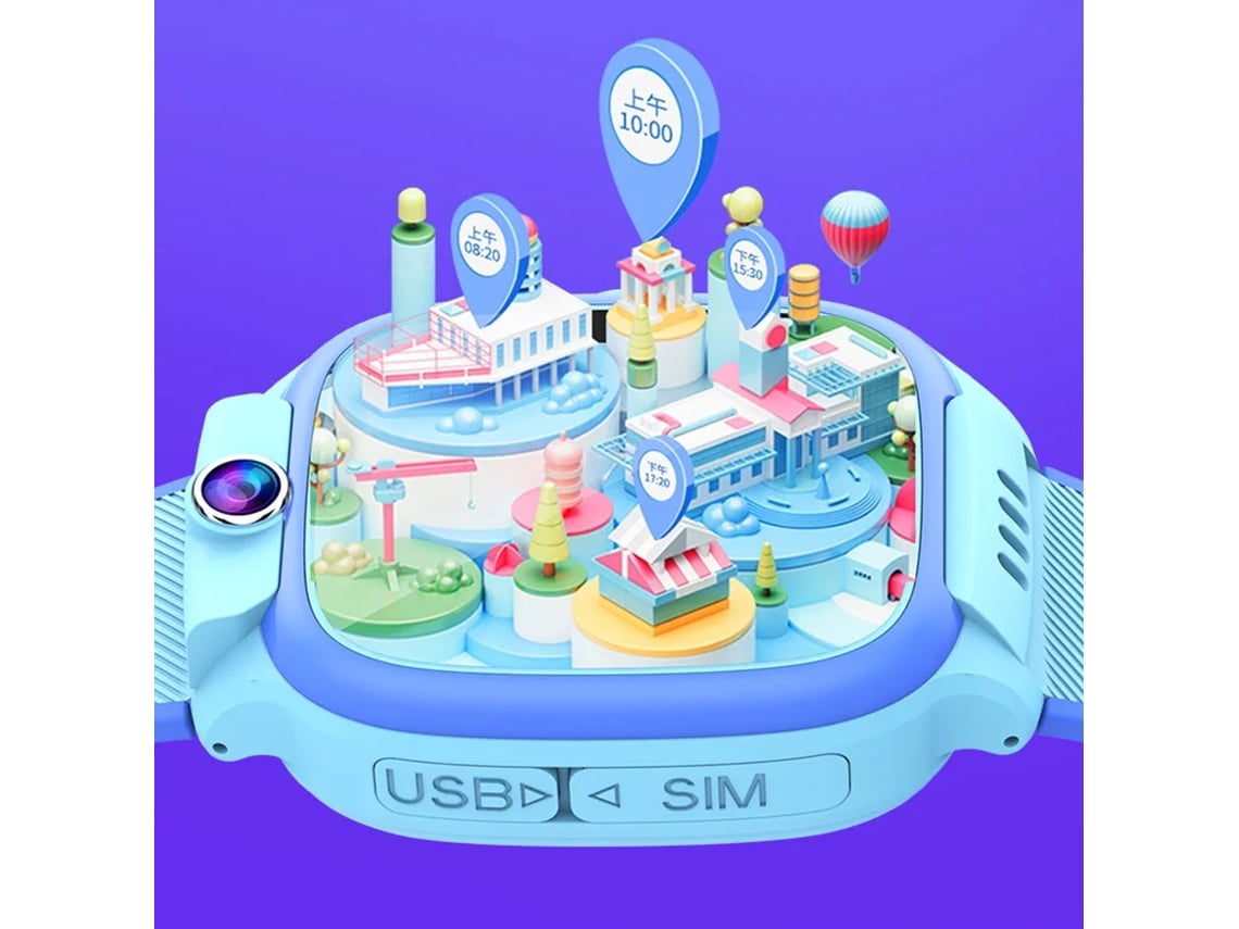 Reloj Inteligente Con Gps Localizador Y Comunicación Klack - Azul - Reloj  Inteligente Para Niños