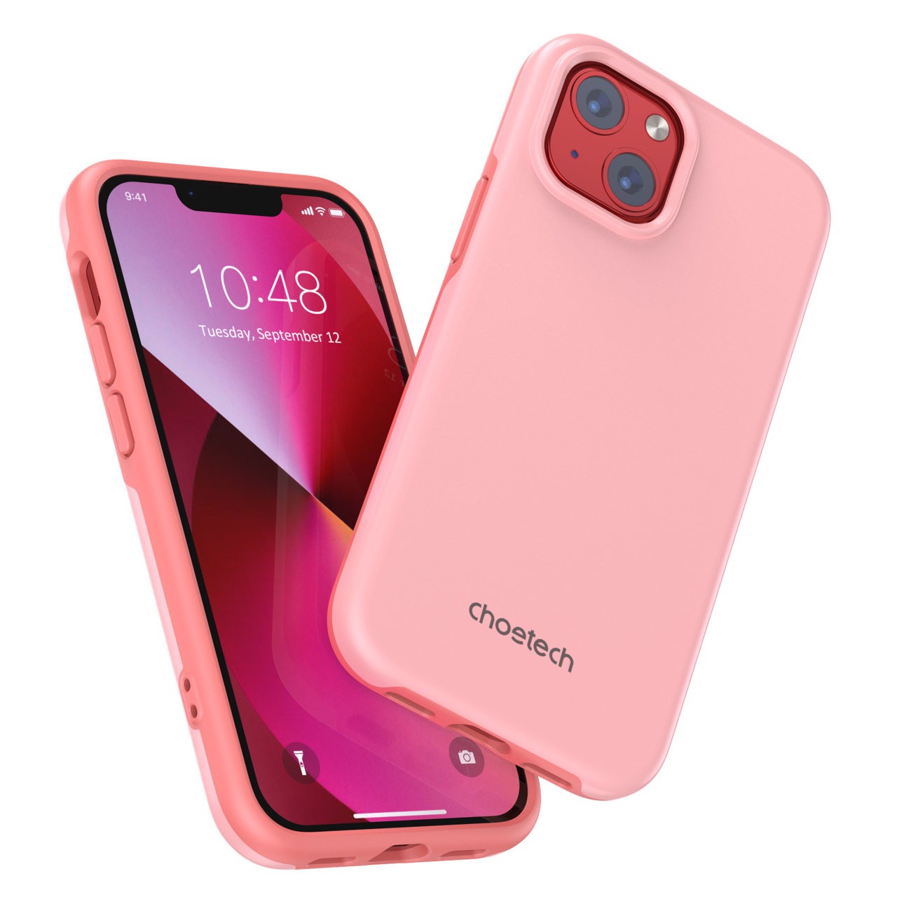 Funda para iPhone 13 Mini CHOETECH Rígida Rosa