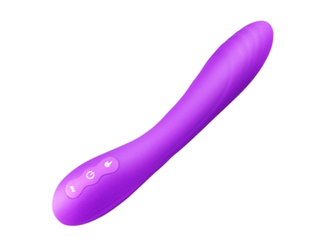 Vibrador de masaje de silicona calentable de 10 frecuencias para mujeres (púrpura) VEANXIN