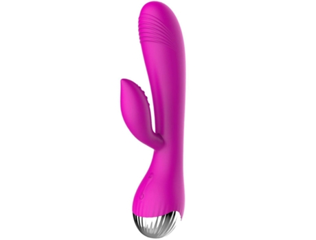 Vibrador recargable impermeable de silicona con 10 modos de vibración para mujeres (púrpura) VEANXIN