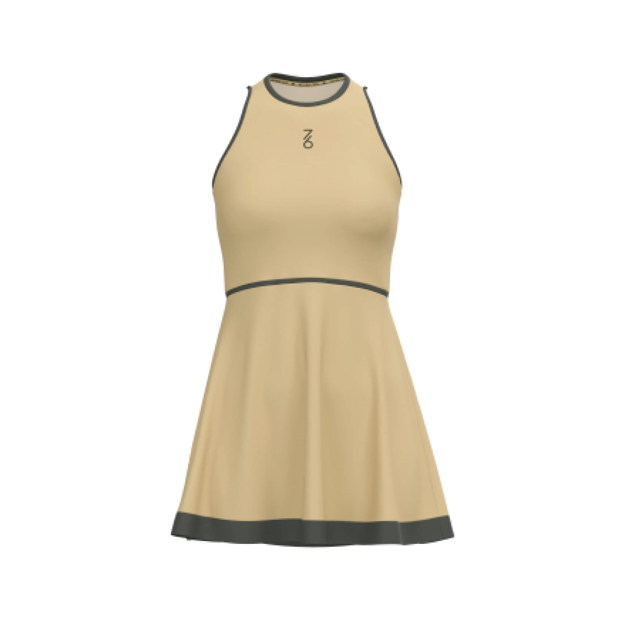 Vestido 7/6 Ana Taos Taupe Mulher L