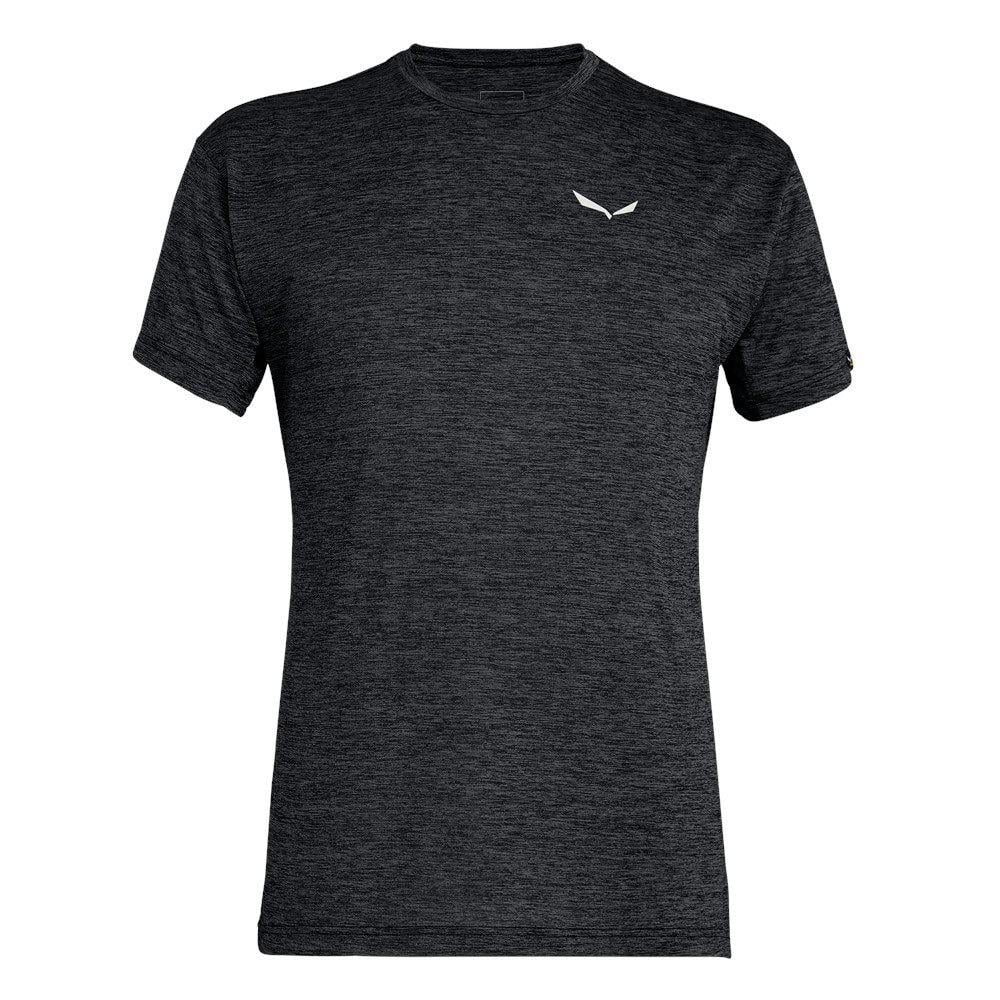 Camiseta Para Hombre salewa puez melange dryton negro montaña tee