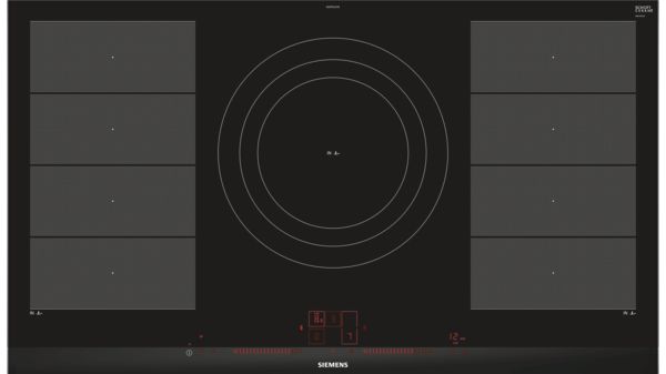 Placa Flex de Inducción SIEMENS EX975LVV1E (Eléctrica - 91.2 cm - Negro)