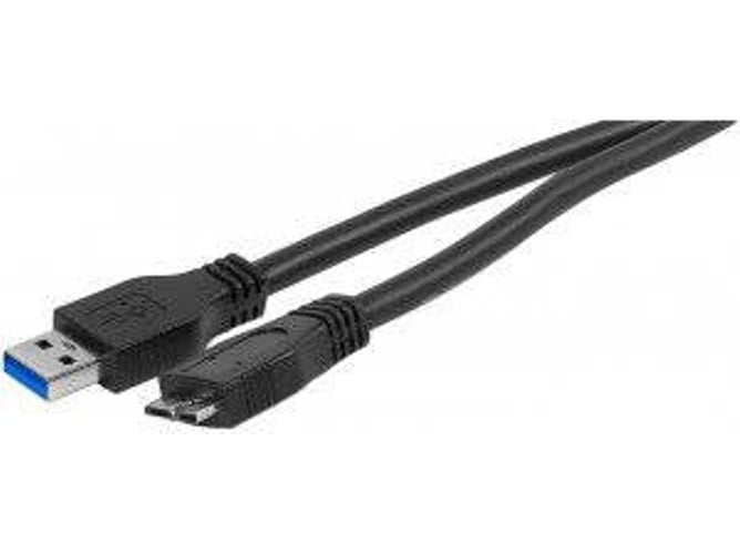 Cable USB CONNECT (USB - 5 m - Negro)