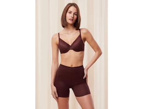 Bóxer de Mujer TRIUMPH Calzoncillos Signature Sheer Marrón (50)