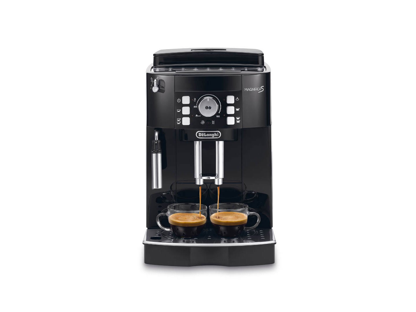 Cafetera DELONGHI Magnifica S ECAM22.110.B (15 bar - 13 Niveles de molienda)