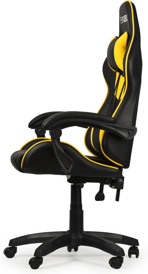 Silla Gaming KUBO Amarillo (Hasta 130 kg - Elevador a Gás Clase 3)