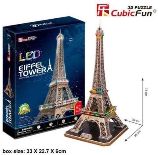 Puzzle 3D TOY PLANET Puzzle Led 3D Torre Eiffel