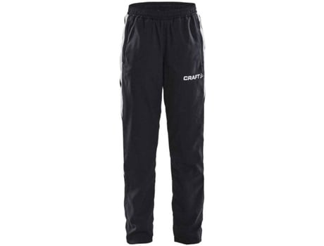 Pantalones para Hombre CRAFT Pro Control Negro para Fútbol (134 - 140 cm)