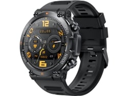 Smartwatch CHRONUS Militar con Pantalla grande HD de 1,39 '' Rastreador de Fitness Compatible con iPhone (Negro)