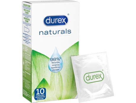 Condones Durex Naturals 10 unidades DUREX