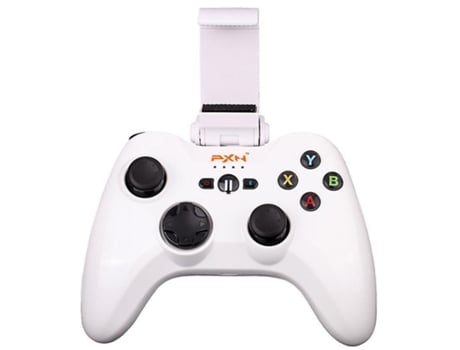 Controlador de juegos inalámbrico Chronus Ios Controlador de juegos móvil Gamepad con soporte para teléfono y gatillo L3 R3White BISBISOUS