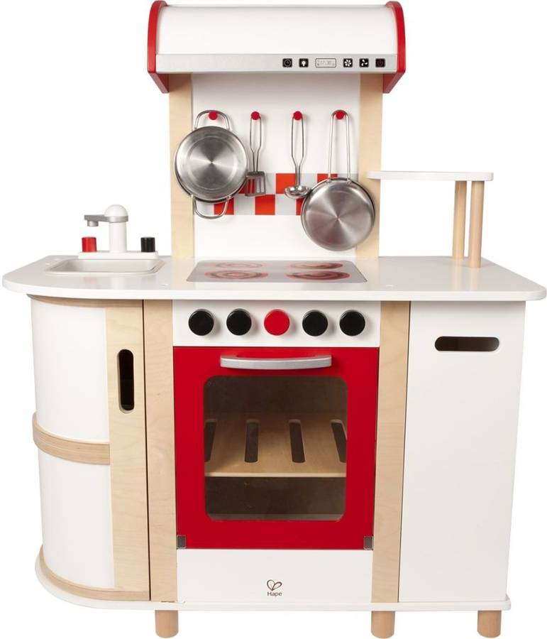 Hape E8018 Cocina de juguete madera multicolor multifuncional