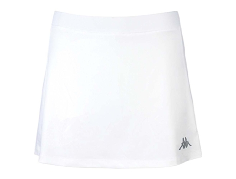 Falda para Mujer KAPPA Lana Blanco para Tenis (XXL)