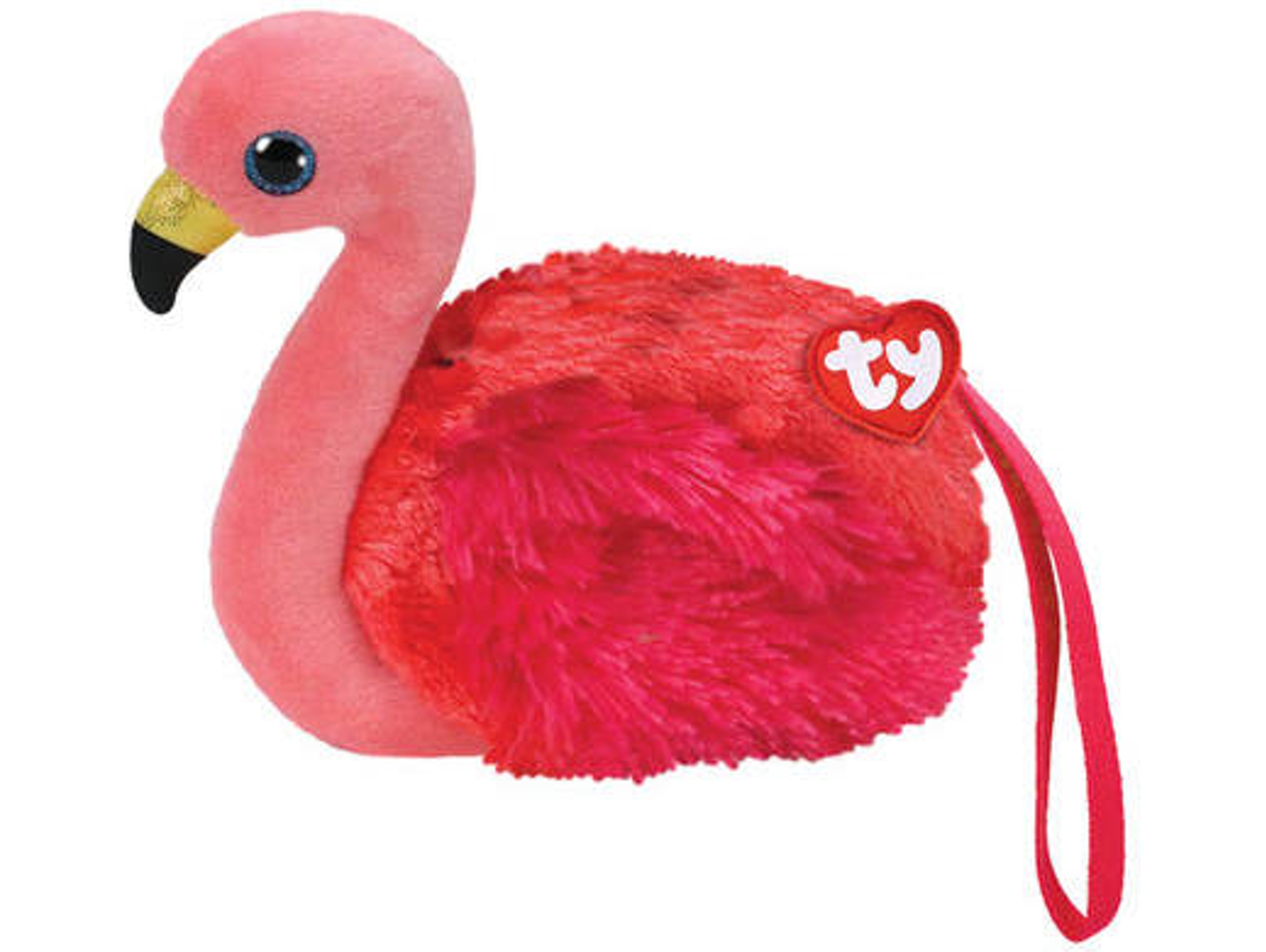 Peluche Monedero TY Beanie Boos Gilda Flamenco 10 cm Worten.es