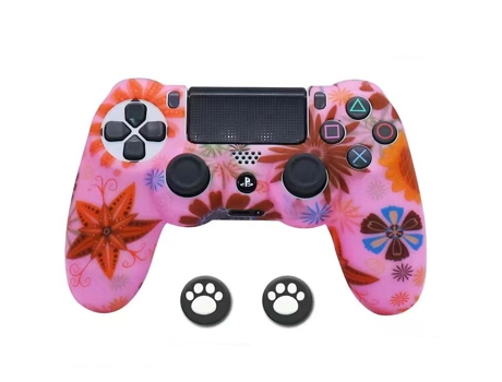 Carcasa para mando PS4 MOROROR Rosa