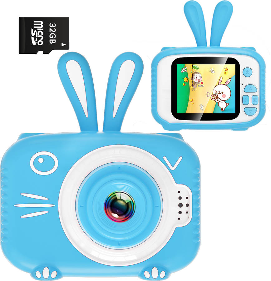 Cámara Instantánea para Niños LAMZIEN X5 Full HD (Azul - 20 MP - 2000 mAh)