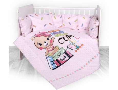 Juego de Textil de Cama Rejillas LORELLI LILY Ranforce Traveling (5 Piezas)