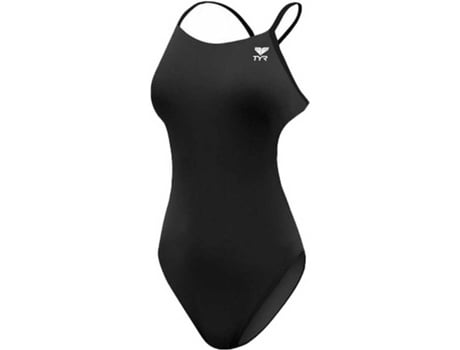 Traje de baño para Mujer TYR Durafast Elite Solid Cutoutfit Negro para Natacion (38)