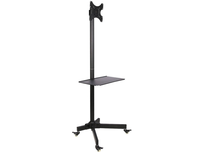 Techly Icatr20 37 portable flat panel floor stand negro soporte de pie para pantalla plana 483 cm 19 94 monitor ordenadortv 20