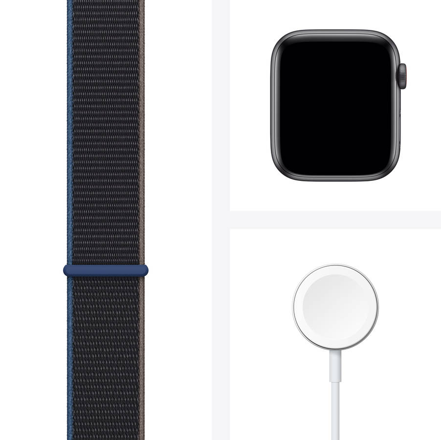 APPLE Watch SE GPS+Cellular 44mm gris espacial, carbon loop