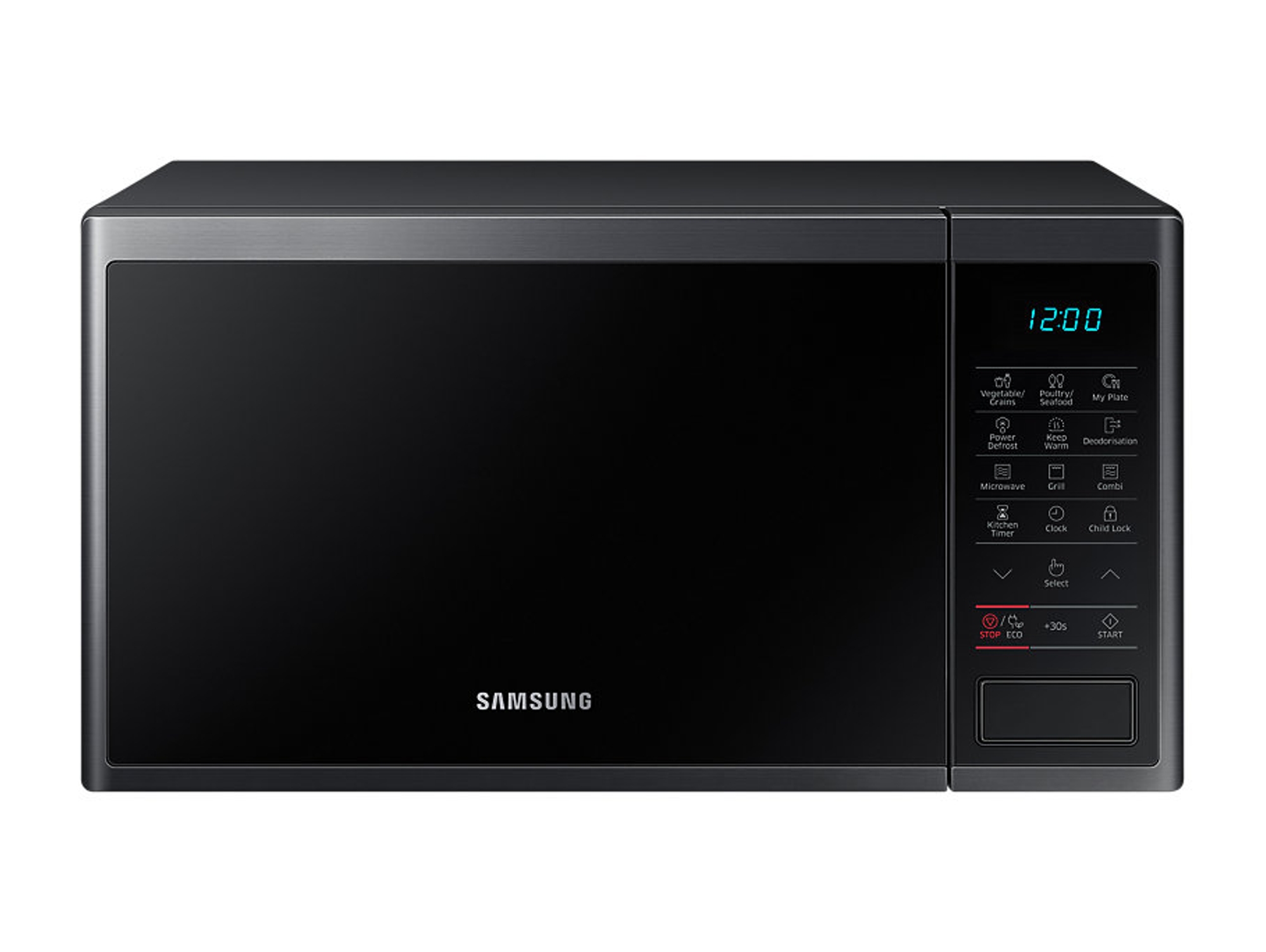 Microondas SAMSUNG MG23J5133AG/EC (23 L - Con grill - Negro)