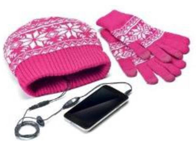 Gorro y Guantes CELLY KITW01P Rosa