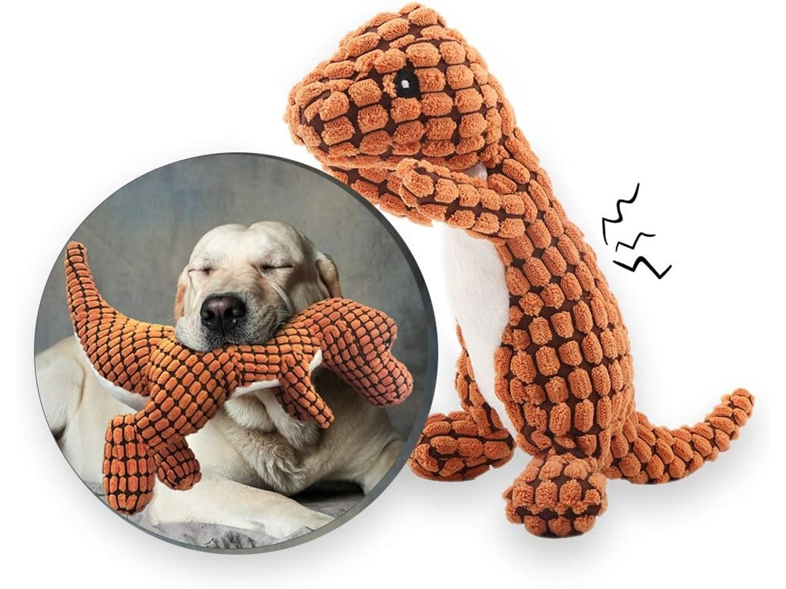 Juguete de peluche para perros con chirrido, perro interactivo